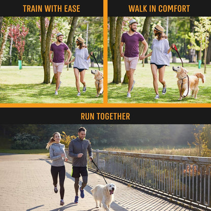 Premium Dog Rope Leash with Padded Handle and Reflective Threads for Small, Medium, and Large Dogs - Ideal for Training, Running, and Walking