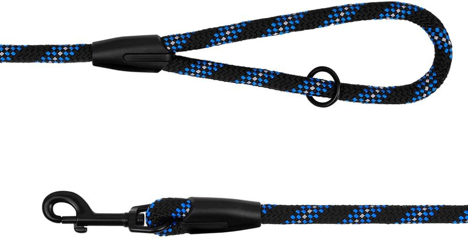 Braided No-Pull Training Dog Collar with Quick Release Lead - Suitable for Small, Medium, and Large Dogs (6 FT Leash, L/XL, Blue)
