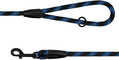 Braided No-Pull Training Dog Collar with Quick Release Lead - Suitable for Small, Medium, and Large Dogs (6 FT Leash, L/XL, Blue)